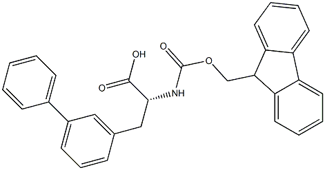 (R)-a-(Fmoc-amino)-[1,1'-biphenyl]-3-propanoic acid 结构式