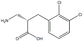 (S)-3-amino-2-(2,3-dichlorobenzyl)propanoicacid 结构式