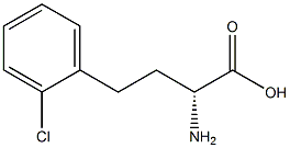 (R)-2-Amino-4-(2-chlorophenyl)butanoic acid 结构式