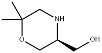 (S)-(6,6-二甲基吗啉-3-基)甲醇 结构式