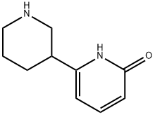 2-Hydroxy-6-(piperidin-3-yl)pyridine 结构式