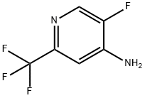 5-氟-2-(三氟甲基)吡啶-4-胺 结构式