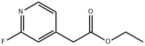 2-氟-4-吡啶乙酸乙酯 结构式