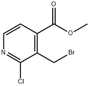 methyl 3-(bromomethyl)-2-chloroisonicotinate 结构式