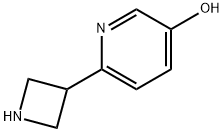 6-(氮杂环丁烷-3-基)吡啶-3-醇 结构式