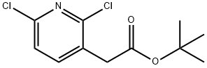 tert-butyl 2-(2,6-dichloropyridin-3-yl)acetate 结构式