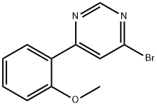 4-Bromo-6-(2-methoxyphenyl)pyrimidine 结构式