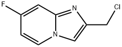 2-(chloromethyl)-7-fluoroimidazo[1,2-a]pyridine 结构式