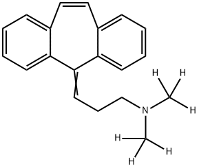 环苯扎林-D6 结构式