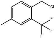 1-氯甲基-2-三氟甲基-4-甲基苯 结构式