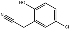 2-(5-氯-2-羟基苯基)乙腈 结构式