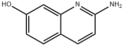 2-氨基喹啉-7-醇 结构式