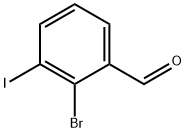 2-溴-3-碘苯甲醛 结构式