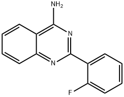 4-Amino-2-(2-fluorophenyl)quinazoline 结构式