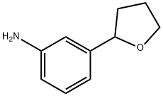 3-(tetrahydrofuran-2-yl)aniline 结构式