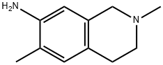 1,2,3,4-Tetrahydro-2,6-dimethyl-7-isoquinolinamine 结构式