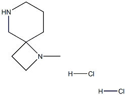 1-methyl-1,6-diazaspiro[3.5]nonane dihydrochloride 结构式