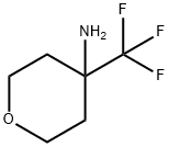4-(三氟甲基)四氢吡喃-4-胺 结构式