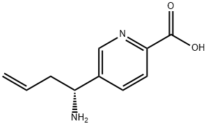 5-((1R)-1-AMINOBUT-3-ENYL)PYRIDINE-2-CARBOXYLIC ACID 结构式