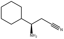 (3R)-3-AMINO-3-CYCLOHEXYLPROPANENITRILE 结构式