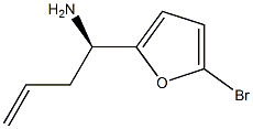 (1R)-1-(5-BROMO(2-FURYL))BUT-3-ENYLAMINE 结构式