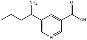 5-(AMINOBUTYL)PYRIDINE-3-CARBOXYLIC ACID 结构式