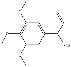 1-(3,4,5-TRIMETHOXYPHENYL)PROP-2-ENYLAMINE 结构式