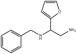 2-氨基-1-(呋喃-2-基)乙基](苯甲基)胺 结构式