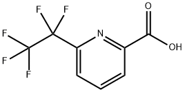 6-Pentafluoroethyl-2-pyridinecarboxylic acid, 95% 结构式