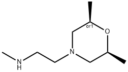 [2-(2,6-dimethylmorpholin-4-yl)ethyl](methyl)amine 结构式