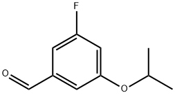 3-氟-5-异丙氧基苯甲醛 结构式