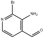 3-氨基-2-溴吡啶甲醛 结构式