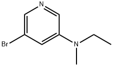 3-Bromo-5-(methylethylamino)pyridine 结构式