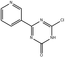 2-Chloro-4-(3-pyridyl)-6-hydroxy-1,3,5-triazine 结构式