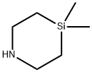 4,4-二甲基-1,4-氮杂硅烷 结构式