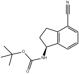 (S)-1-(Boc-amino)-2,3-dihydro-1H-indene-4-carbonitrile