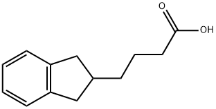 4-(2,3-dihydro-1H-inden-2-yl)butanoic acid 结构式