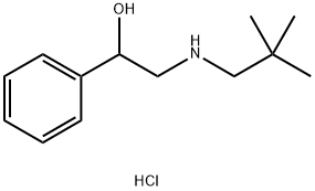 2-[(2,2-二甲基丙基)氨基]-1-苯基乙烷-1-醇盐酸盐 结构式