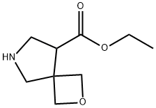 ETHYL2-OXA-6-AZASPIRO[3.4]OCTANE-8-CARBOXYLATE 结构式