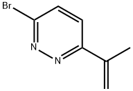 3-Bromo-6-(iso-propenyl)pyridazine 结构式