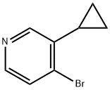 4-溴-3-环丙基吡啶 结构式