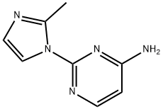 4-Amino-2-(2-methylimidazol-1-yl)pyrimidine 结构式