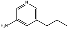 5-PROPYLPYRIDIN-3-AMINE 结构式