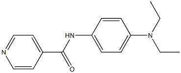 N-[4-(diethylamino)phenyl]isonicotinamide 结构式