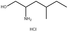 2-amino-4-methylhexan-1-ol hydrochloride 结构式