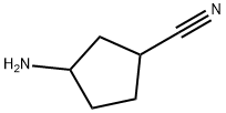 3-AMINOCYCLOPENTANE-1-CARBONITRILE 结构式