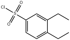 3,4-二乙苯磺酰氯 结构式