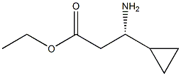 ethyl (S)-3-amino-3-cyclopropylpropanoate 结构式
