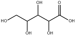 2,3,4,5-TETRAHYDROXYPENTANOIC ACID 结构式