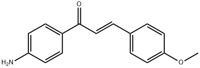 2-Propen-1-one, 1-(4-aminophenyl)-3-(4-methoxyphenyl)-, (2E)- 结构式